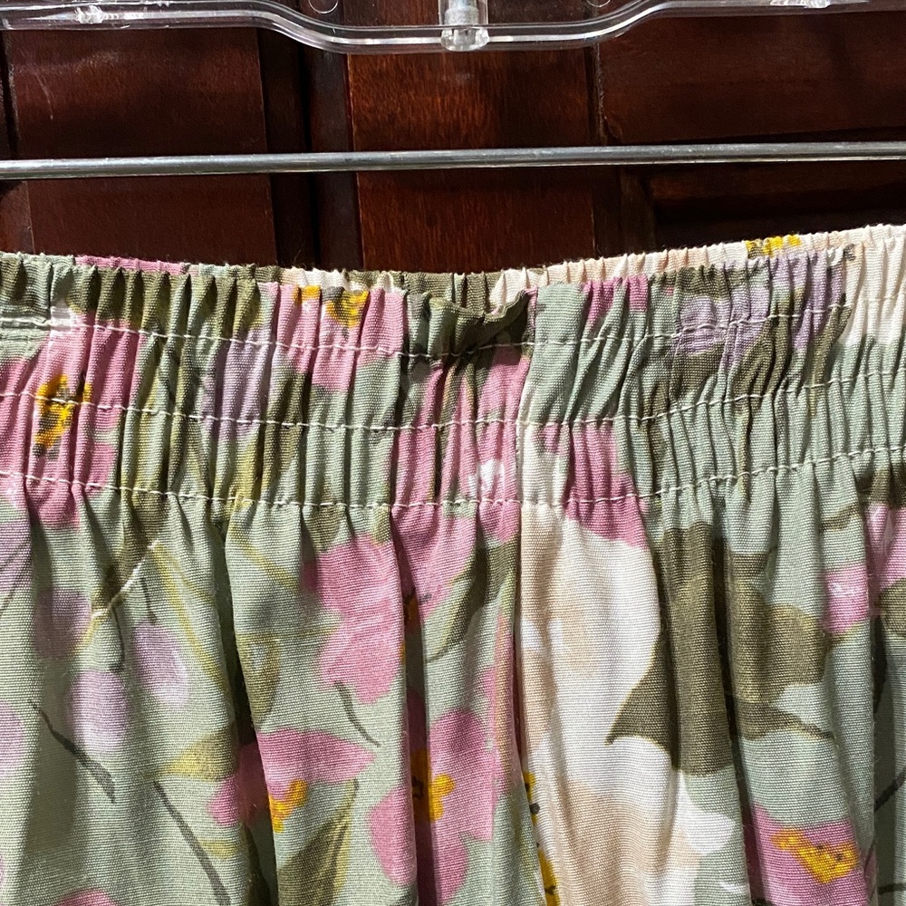 Venezia vintage Floral pantsuit Set with Lace Trim plus size 26/28 - Picture 7 of 17